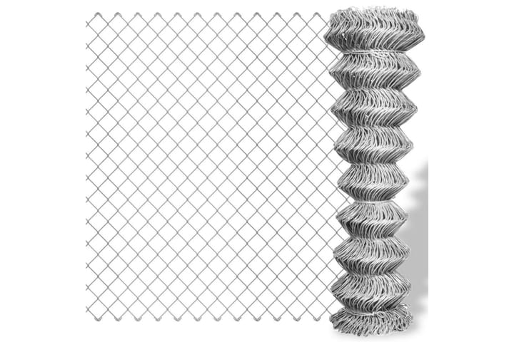 Verkkoaita galvanoitu teräs 25x1,5 m hopea - Hopea - Talo & remontointi - Näkösuojat & aitaukset - Aitaus - Aitavaijeri