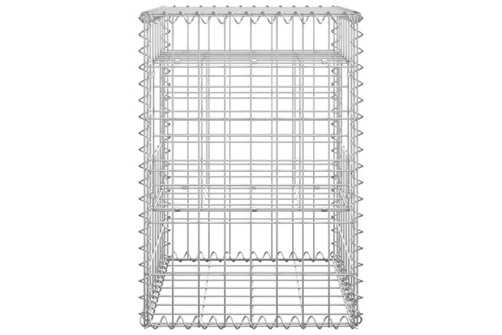 Kivikoripylväät 2 kpl 40x40x60 cm rauta - Talo & remontointi - Näkösuojat & aitaukset - Muuri - Kivikori