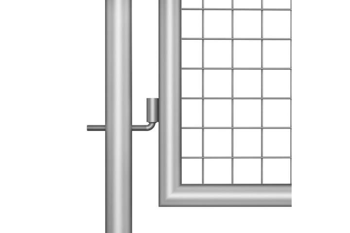 Puutarhaportti galvanoitu teräs 105x250 cm hopea - Hopea - Talo & remontointi - Näkösuojat & aitaukset - Portti
 - Portti ulos