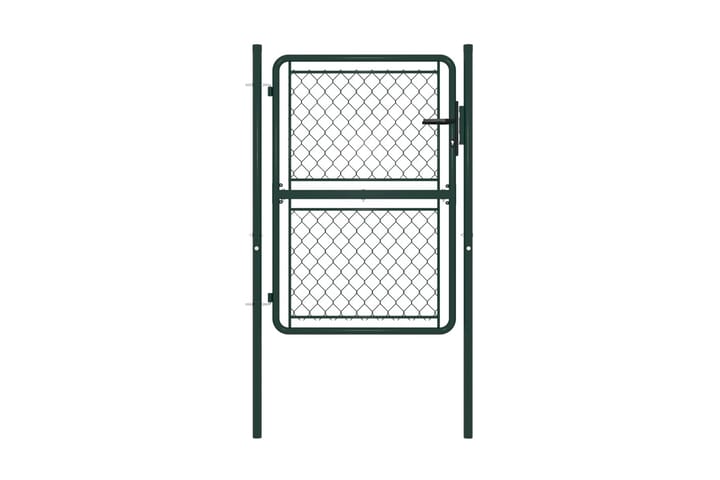 Puutarhaportti teräs 100x125 cm vihreä - Vihreä - Talo & remontointi - Näkösuojat & aitaukset - Portti
 - Takorautaportti & rautaportti