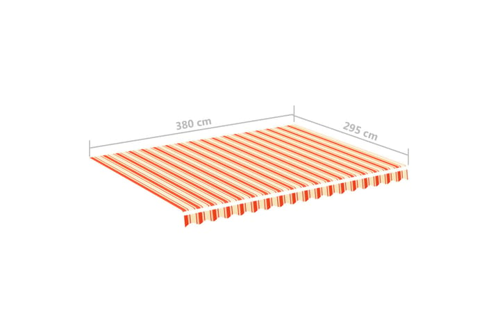 Varakangas markiisiin keltainen ja oranssi 4x3 m - Talo & remontointi - Rakentaminen - Ikkunat - Ikkunatarvikkeet