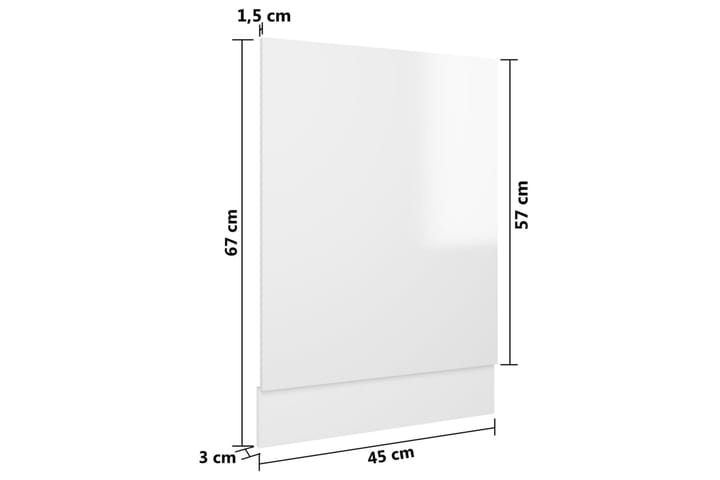 Astianpesukoneen paneeli kork.kiilto valk. 45x3x67 cm - Valkoinen - Talo & remontointi - Rakentaminen - Lattiat & seinät & katot - Lattia & seinäpinnat