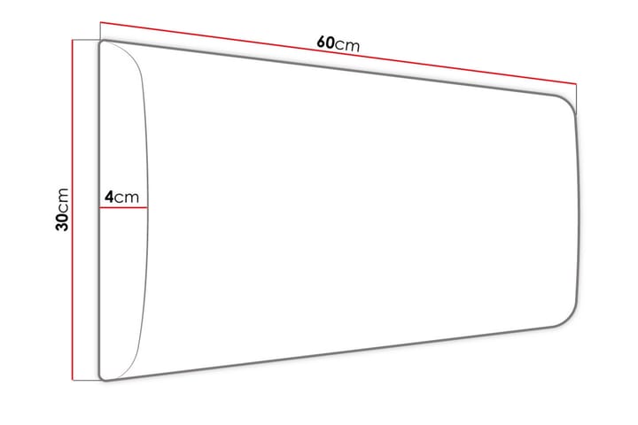 Pehmustettu Seinäpaneeli Sharnel 60x30 cm - Vihreä - Talo & remontointi - Rakentaminen - Lattiat & seinät & katot - Lattia & seinäpinnat