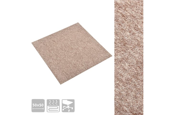 Tekstiililaatta 20 kpl 5 mÂ² 50x50 cm beige - Beige - Talo & remontointi - Rakentaminen - Lattiat & seinät & katot - Lattia