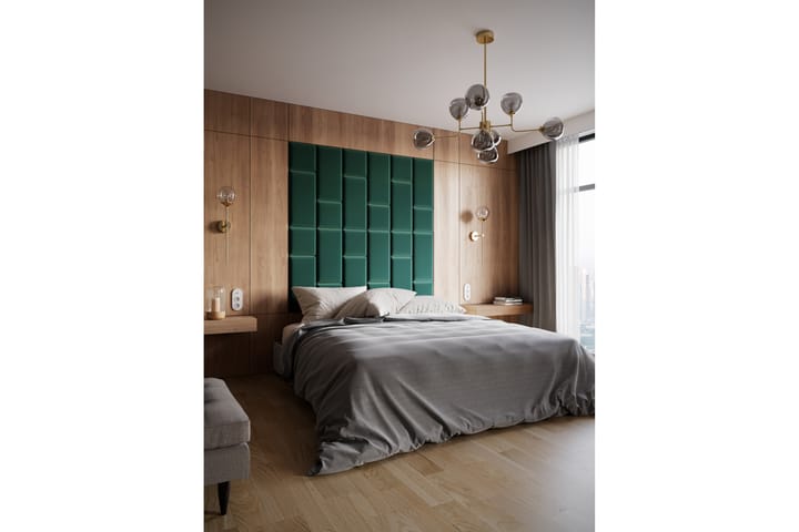 Seinälevy Quadratta 180x180 cm - Vihreä - Lattia & seinäpinnat