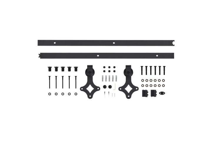 Liukuovi asennustarvikkeineen 100x210 cm täysi mänty - Ruskea - Talo & remontointi - Rakentaminen - Ovet - Liukuovi