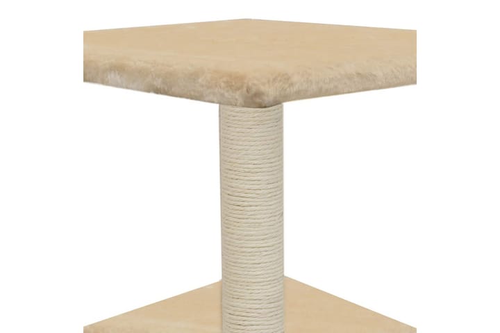 Kissan kiipeilypuu sisal-pylväällä 55 cm beige - Beige - Urheilu & vapaa-aika - Eläimille - Kissa - Kissojen kalusteet