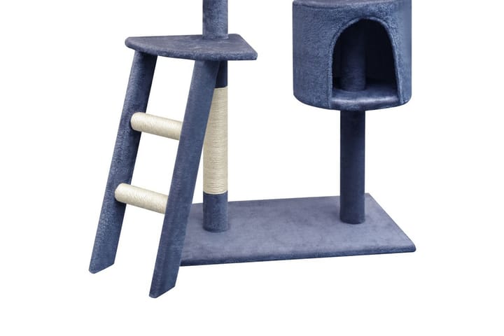 Kissan raapimispuu sisal-pylväillä 150 cm Tummansininen - Sininen - Kissojen kalusteet