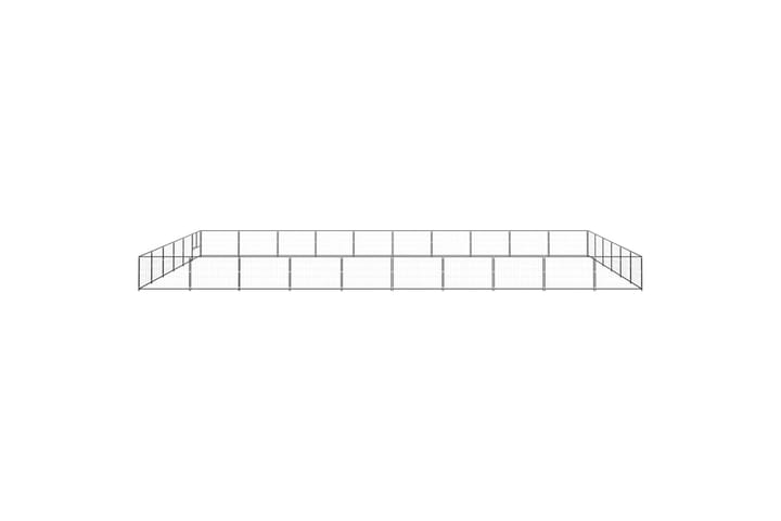 Koiranhäkki musta 60 m² teräs - Musta - Urheilu & vapaa-aika - Eläimille - Koira - Koirien kalusteet