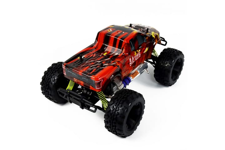 React RC-Auto New Tiger Nitro, 4WD - Musta/Oranssi - Radio-ohjattava auto