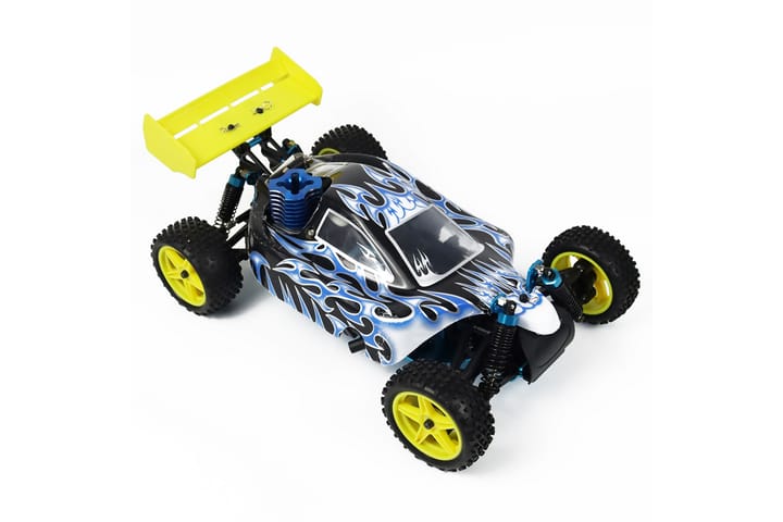 React RC-Auto Rtr SUPer Nitro, 4WD - Musta/Keltainen - Radio-ohjattava auto