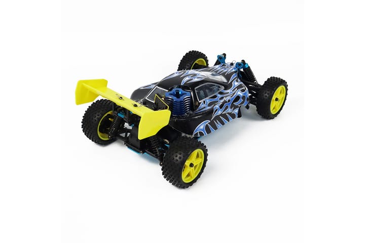 React RC-Auto Rtr SUPer Nitro, 4WD - Musta/Keltainen - Radio-ohjattava auto