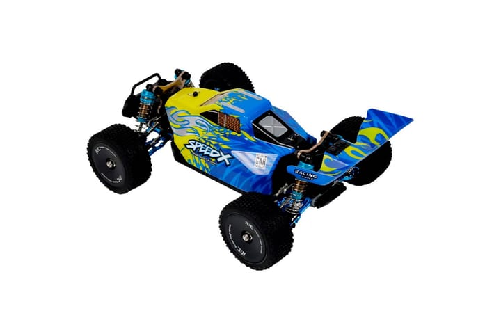 React RC-Auto Speed X, 4WD - Sininen - Radio-ohjattava auto