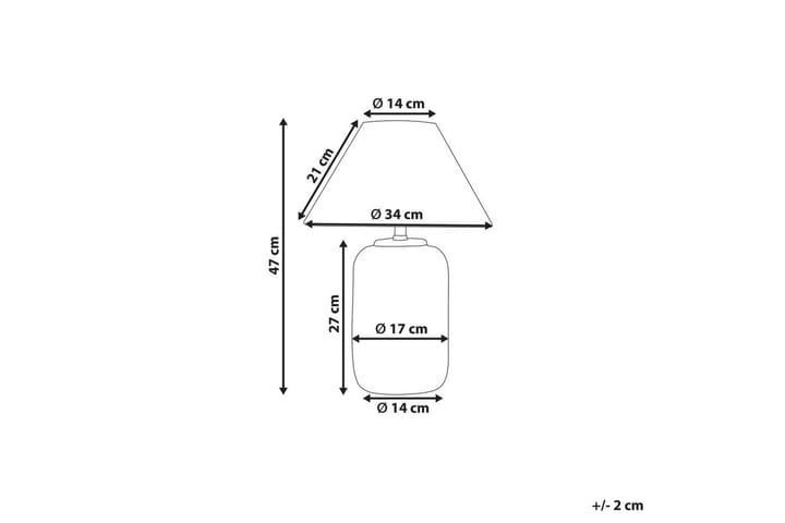 Budelli Pöytävalaisin 47 cm E27 - Tummanvihreä/Valkoinen - Valaistus - Sisävalaistus & lamput - Erikoisvalaisin - Riisipaperivalaisin