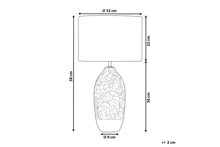 Cominai Pöytävalaisin 58 cm E27 - Monivärinen - Valaistus - Sisävalaistus & lamput - Erikoisvalaisin - Riisipaperivalaisin