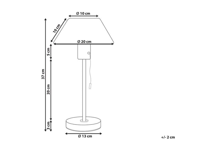 Filfla Pöytävalaisin 37 cm E27 - Vaaleanharmaa - Valaistus - Sisävalaistus & lamput - Erikoisvalaisin - Riisipaperivalaisin