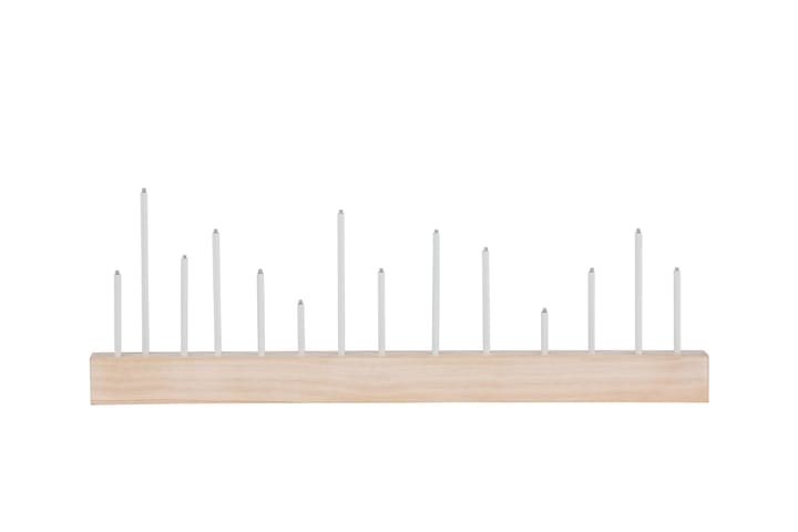 Joulukynttelikkö Kungsberget 24 cm - Whitewash - Valaistus - Sisävalaistus & lamput - Erikoisvalaisin - Riisipaperivalaisin