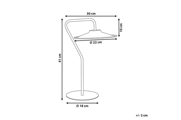 Karpathy LED Pöytävalaisin 41 cm - Musta - Valaistus - Sisävalaistus & lamput - Erikoisvalaisin - Riisipaperivalaisin