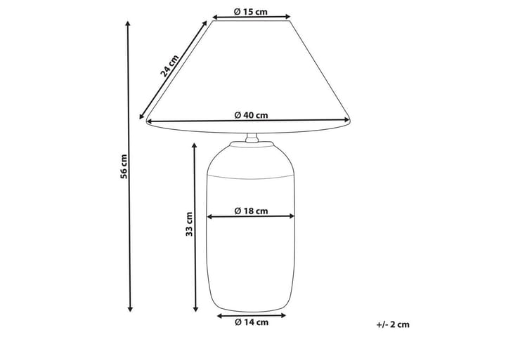 Lampeduse Pöytävalaisin 56 cm E27 - Tummansininen/Valkoinen - Valaistus - Sisävalaistus & lamput - Erikoisvalaisin - Riisipaperivalaisin