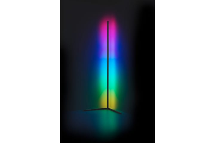 LED-Lattiavalaisin Level RGB Musta - TRIO - Kaarivalaisin - Tiffanylamppu - Verkkovalaisin - 2-vartinen lattiavalaisin - Lattiavalaisin - PH lamppu - Olohuoneen valaisin - Riisipaperivalaisin - 5-vartinen lattiavalaisin - Lightbox - Uplight lattiavalaisin - 3-vartinen lattiavalaisin - Pallovalaisin - Höyhenvalaisin