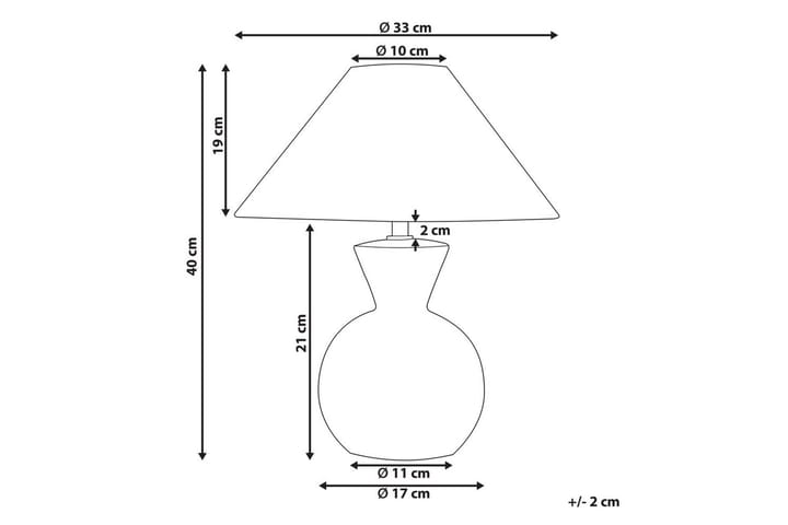 Luminoso Pöytävalaisin 40 cm E27 - Vaaleanpunainen/Valkoinen - Valaistus - Sisävalaistus & lamput - Erikoisvalaisin - Riisipaperivalaisin