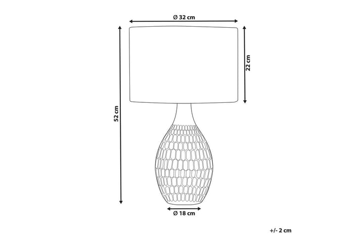 Palko Pöytävalaisin 52 cm E27 - Keltainen/Beige - Valaistus - Sisävalaistus & lamput - Erikoisvalaisin - Riisipaperivalaisin