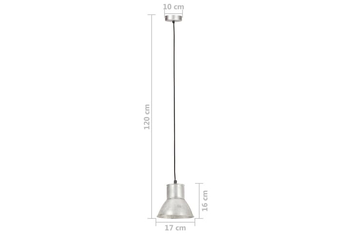 Riippuvalaisin 25 W hopea pyöreä 17 cm E27 - Hopea - Valaistus - Sisävalaistus & lamput - Keittiövalaisin - Kattovalaisin keittiö