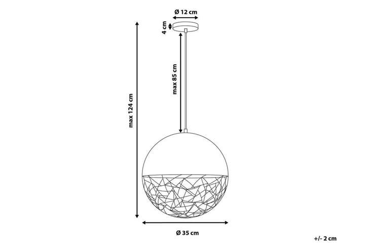 Kattovalaisin Padma 35 cm - Valaistus - Sisävalaistus & lamput - Erikoisvalaisin - Riisipaperivalaisin