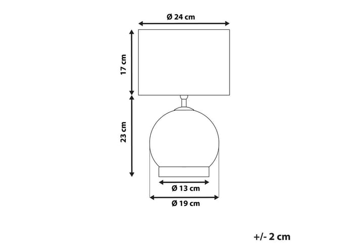 Skaffe Pöytävalaisin 40 cm E27 - Harmaa/Valkoinen - Valaistus - Sisävalaistus & lamput - Erikoisvalaisin - Riisipaperivalaisin