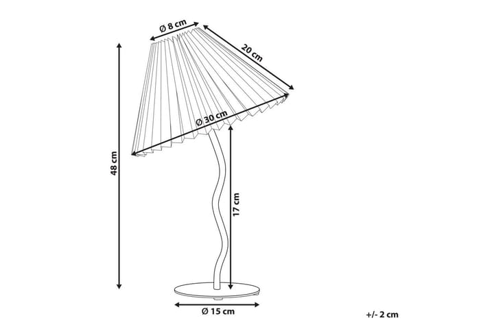 Skiros Pöytävalaisin 48 cm E27 - Oranssi/Valkoinen - Valaistus - Sisävalaistus & lamput - Erikoisvalaisin - Riisipaperivalaisin