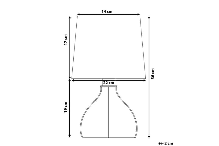 Thasall Pöytävalaisin 36 cm E14 - Luonnonväri/Valkoinen - Valaistus - Sisävalaistus & lamput - Erikoisvalaisin - Riisipaperivalaisin