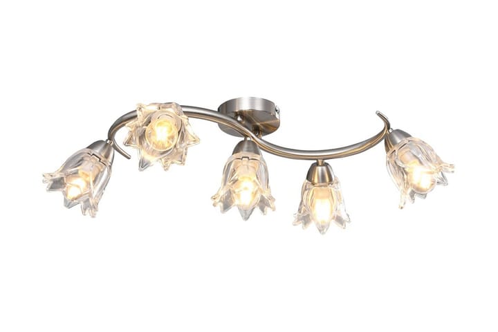 Kattovalaisin läpinäkyvillä varjostimilla E14-lampulle - Läpinäkyvä - Tiffanylamppu - Olohuoneen valaisin - Plafondit - Kattovalaisin