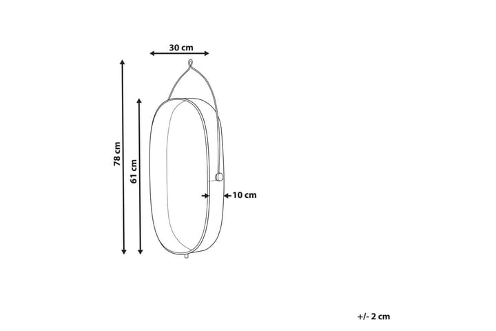 Tireno Seinävalaisin 73 cm E27 - Vaalea puu - Valaistus - Sisävalaistus & lamput - Erikoisvalaisin - Riisipaperivalaisin