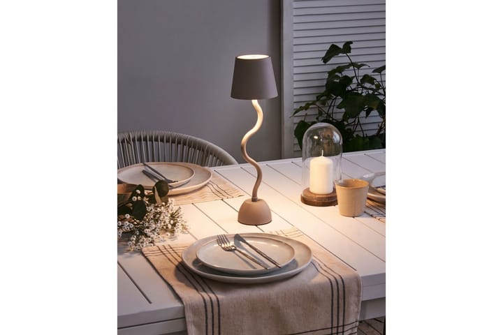 Vougali LED Pöytävalaisin 39 cm - Beige - Valaistus - Sisävalaistus & lamput - Erikoisvalaisin - Riisipaperivalaisin