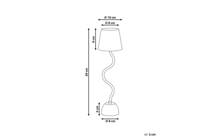 Vougali LED Pöytävalaisin 39 cm - Beige - Valaistus - Sisävalaistus & lamput - Erikoisvalaisin - Riisipaperivalaisin