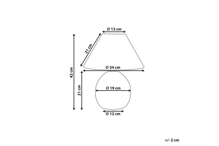 Zakel Pöytävalaisin 42 cm E27 - Kermanvalkoinen/Musta - Valaistus - Sisävalaistus & lamput - Erikoisvalaisin - Riisipaperivalaisin