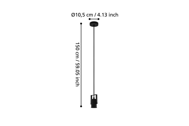 Riippuvalaisin Eglo Calari, musta - Musta - Valaistus - Sisävalaistus & lamput - Ikkunavalaisimet - Ikkunavalaisin riippuva