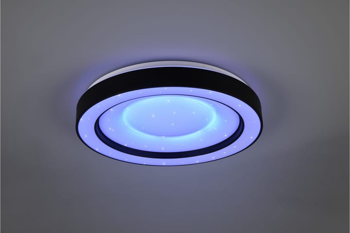 Kattovalaisin Arco Starlight RGBW LED Mattamusta - TRIO - Riisipaperivalaisin - Kattovalaisin lapset - Lightbox - Tiffanylamppu - Olohuoneen valaisin - Kaarivalaisin - Plafondit - Pallovalaisin - Kattovalaisin
 - Verkkovalaisin - Höyhenvalaisin - PH lamppu