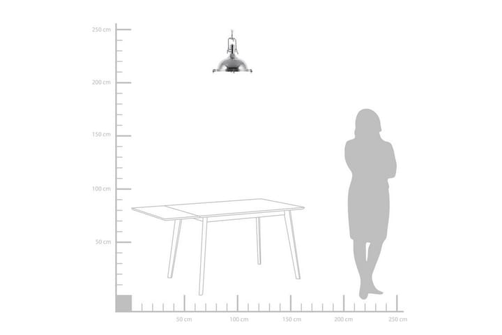 Kattovalaisin Ebron 38 cm - Hopea - Valaistus - Sisävalaistus & lamput - Kattovalaisin