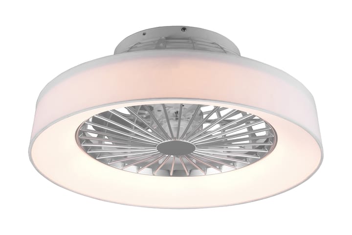 LED-Tuuletinplafondi Farsund Valkoinen - TRIO - Tiffanylamppu - Olohuoneen valaisin - Plafondit - Kattovalaisin