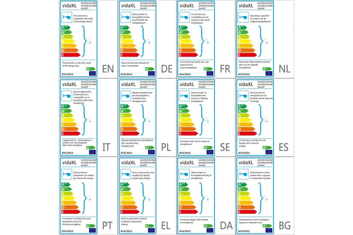 Seinävalaisin 2 kpl 2 LED-lampulla 8 W - Monivärinen - Seinävalaisin makuuhuone - Riisipaperivalaisin - Kaarivalaisin - Verkkovalaisin - Seinävalaisin - PH lamppu - Lightbox - Tiffanylamppu