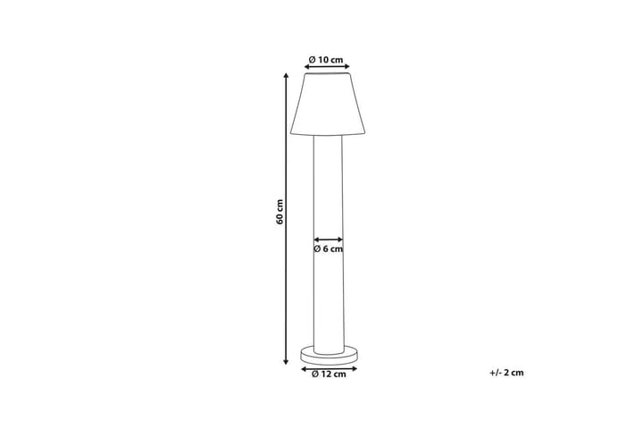 Thiralo LED Pollarivalaisin 60 cm - Musta - Valaistus - Ulkovalaistus - LED-valaistus ulkokäyttöön